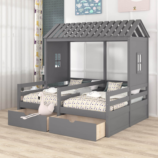 Harper Orchard Nirupa Twin Size House Platform Beds Wayfair
